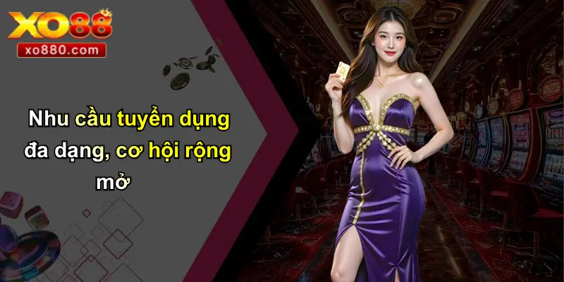 Nhu cầu tuyển dụng đa dạng, cơ hội rộng mở